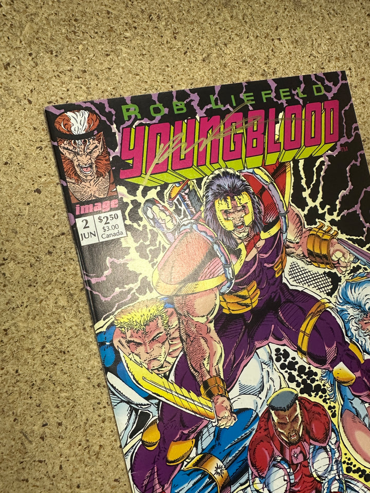 Youngblod #1&2 1992 both signed by Rob Liefeld