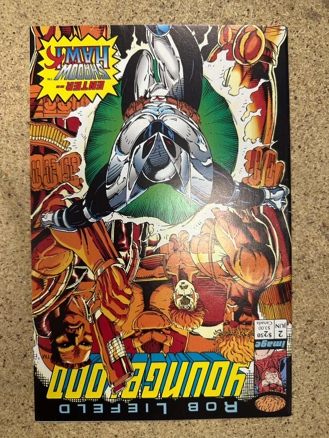 Youngblod #1&2 1992 both signed by Rob Liefeld