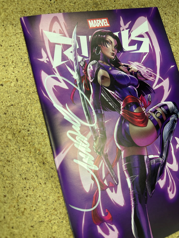 Marvel Rivals #1 E Psylocke Signed by J Scott Campbell w/ COA ltd 3000