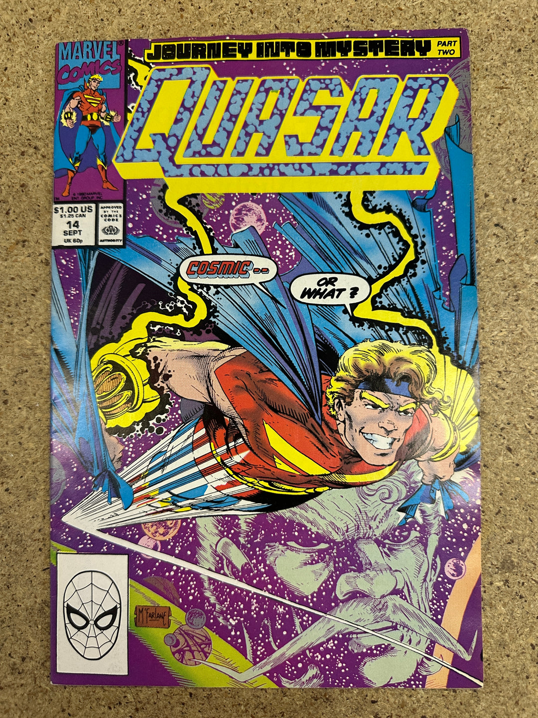 Quasar #14 VF Minus McFarlane Cover