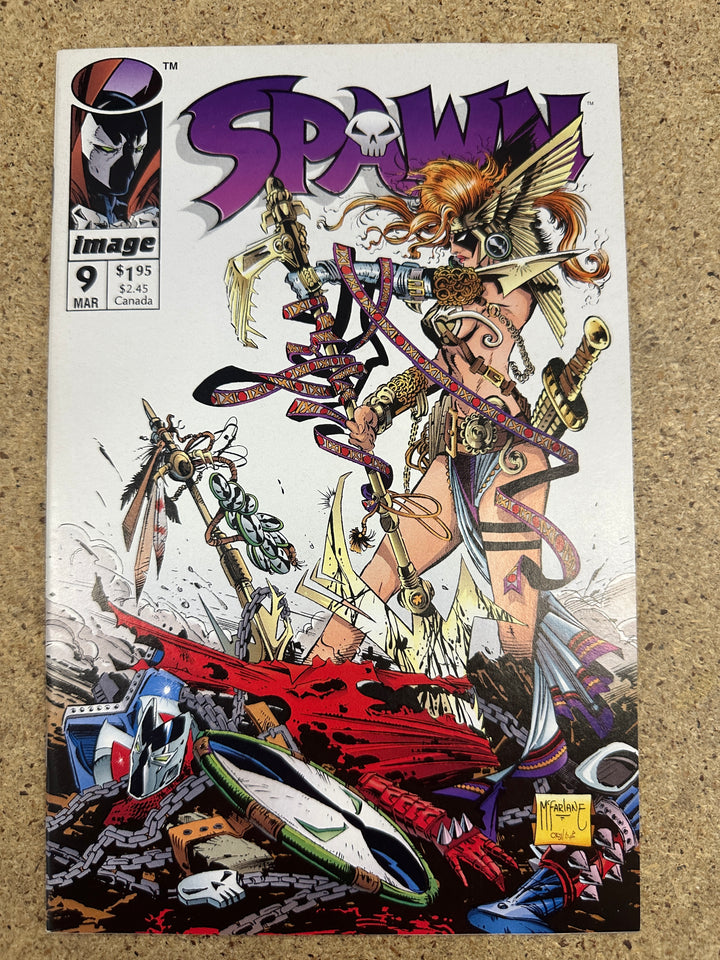 Spawn #9 VF 1st Angela