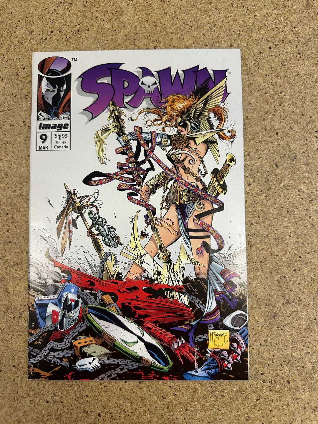 Spawn #9 FN VF 1st Angela
