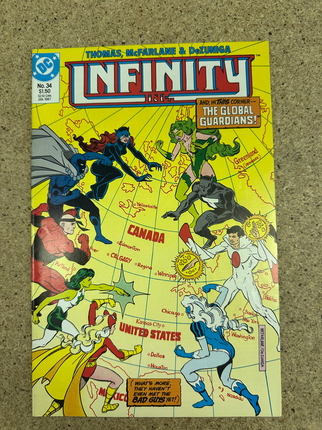 Infinity Inc #34 McFarlane VF