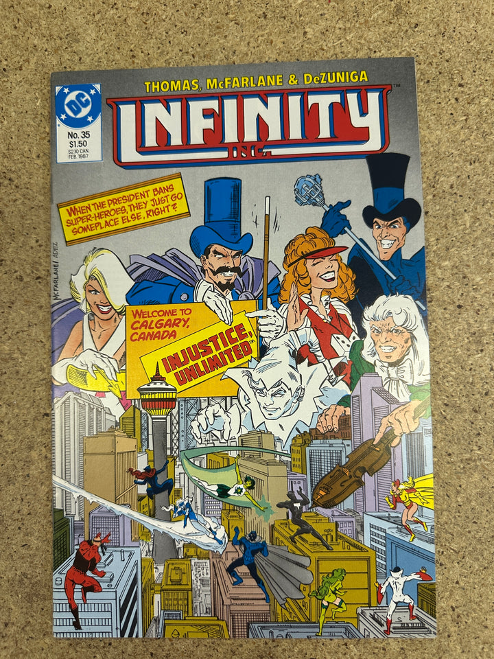 Infinity Inc #35 McFarlane VFNM