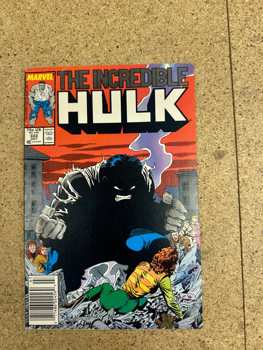 Incredible Hulk #333 Mark Jewelers