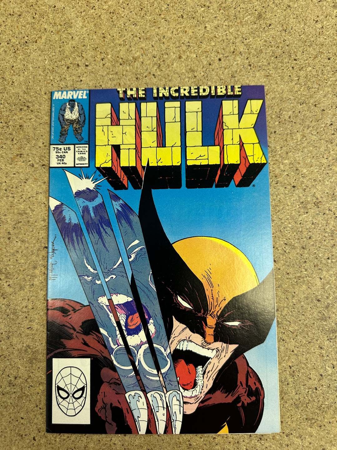 Incredible Hulk #340 McFarlane Wolverine