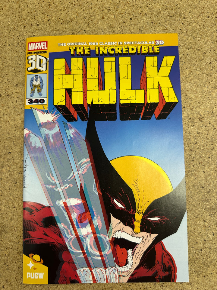 Incredible Hulk #340 Pan Dimensional 3 D