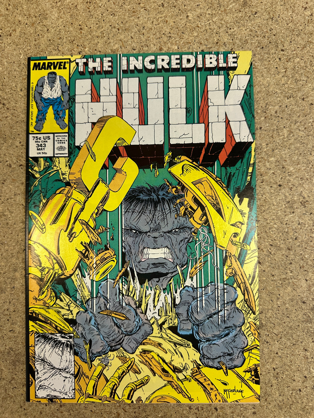 Incredible Hulk #343 McFarlane VF Plus