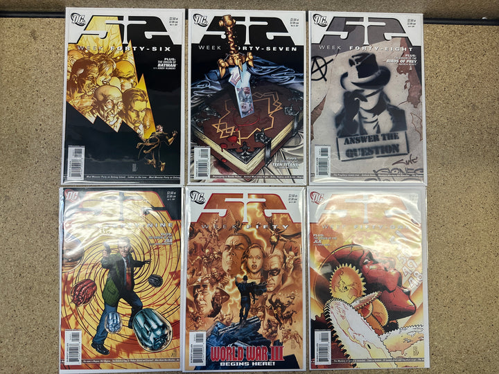 DC Comics 52 #1–52 Complete  VF/NM avg Full Run 2006