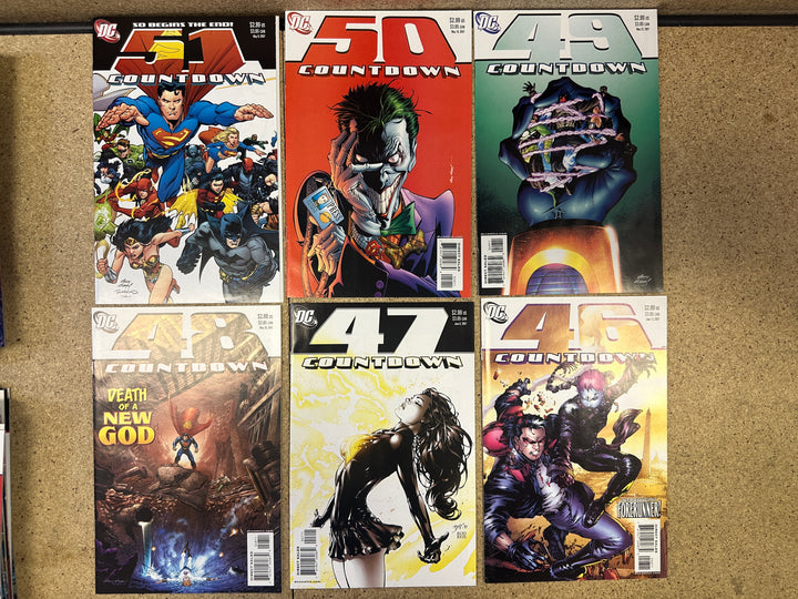 Countdown #1-51 complete + O VF/NM average full run 2007