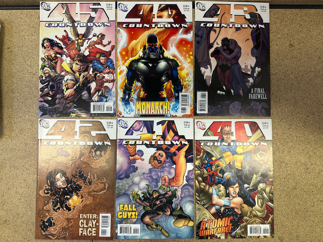 Countdown #1-51 complete + O VF/NM average full run 2007