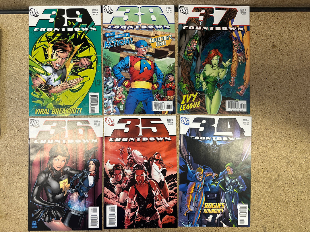 Countdown #1-51 complete + O VF/NM average full run 2007