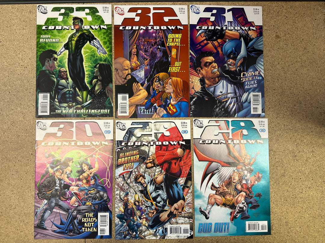 Countdown #1-51 complete + O VF/NM average full run 2007