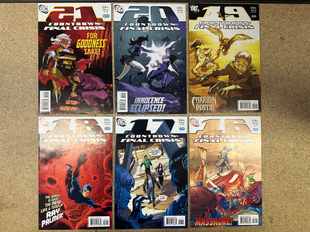 Countdown #1-51 complete + O VF/NM average full run 2007