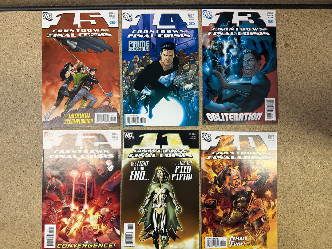 Countdown #1-51 complete + O VF/NM average full run 2007
