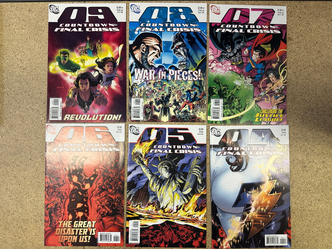 Countdown #1-51 complete + O VF/NM average full run 2007