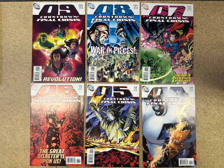 Countdown #1-51 complete + O VF/NM average full run 2007