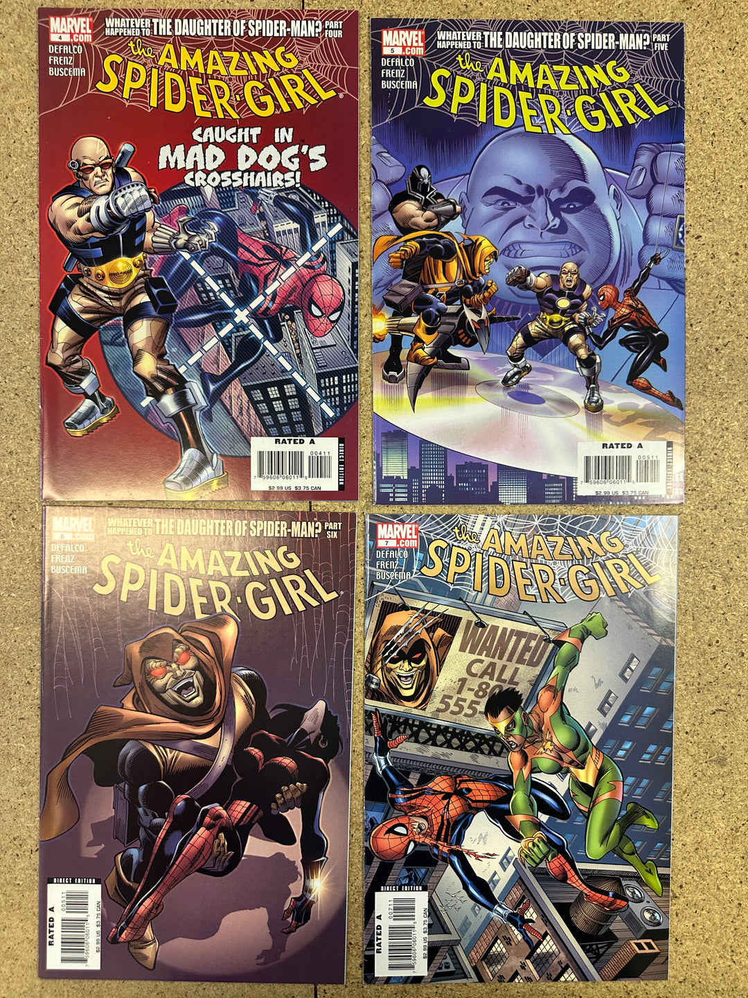 Amazing Spider-Girl #0-30 Complete Marvel 2006 #19 error avg cond VF+