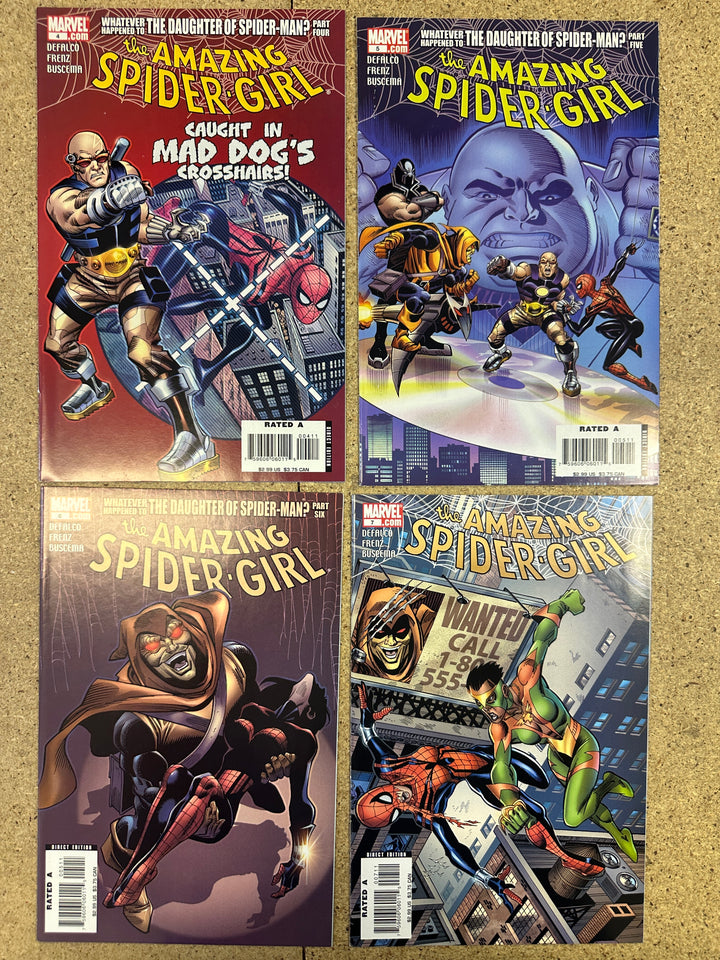 Amazing Spider-Girl #0-30 Complete Marvel 2006 #19 error avg cond VF+
