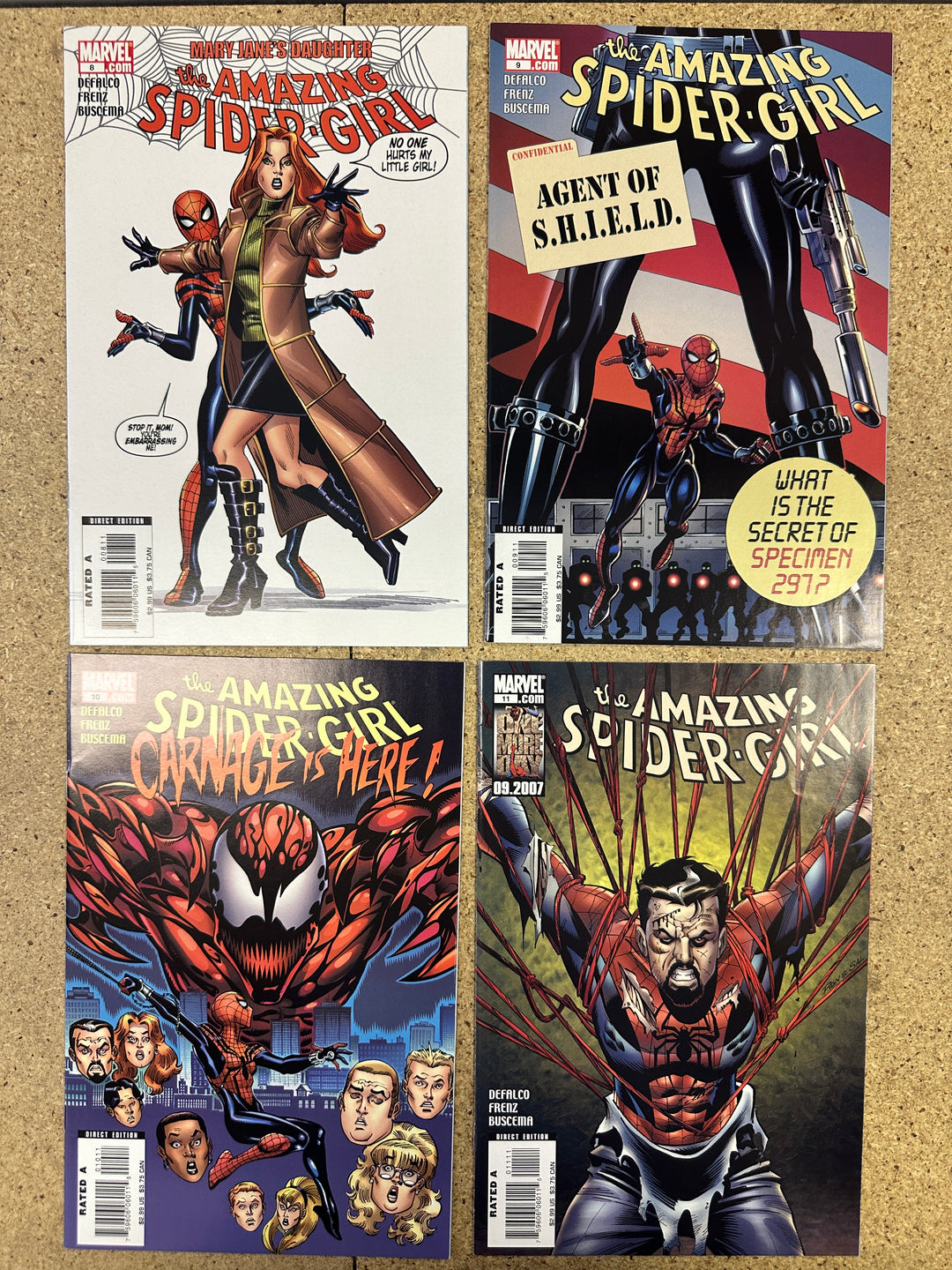 Amazing Spider-Girl #0-30 Complete Marvel 2006 #19 error avg cond VF+