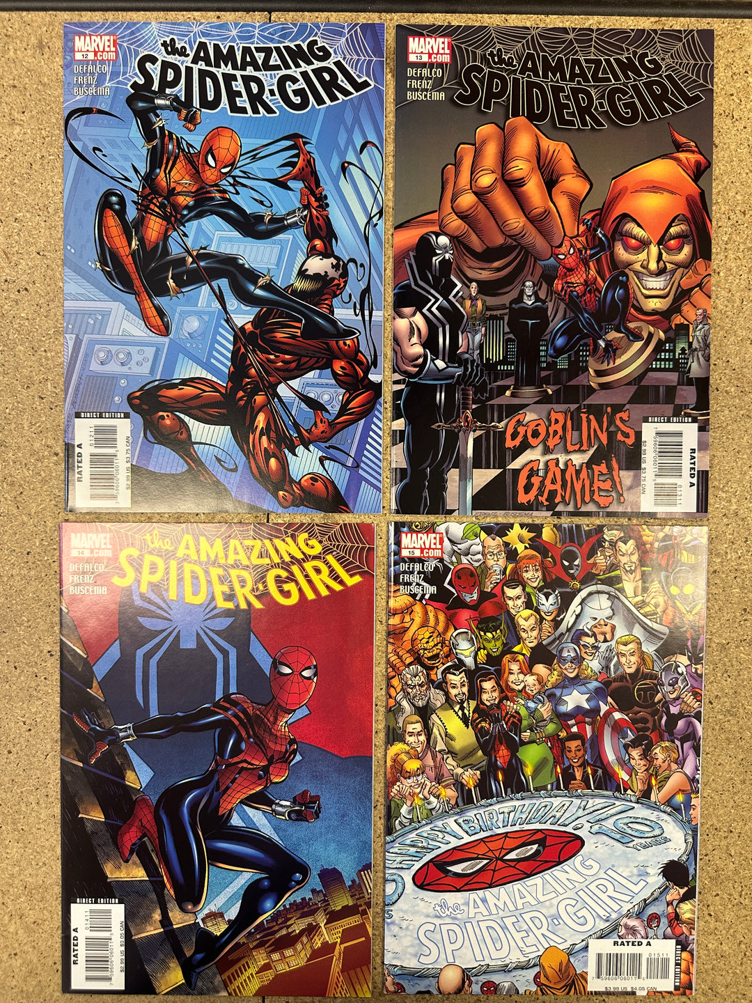 Amazing Spider-Girl #0-30 Complete Marvel 2006 #19 error avg cond VF+
