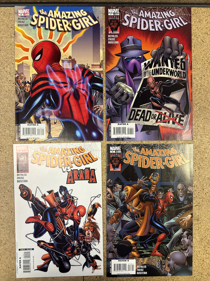 Amazing Spider-Girl #0-30 Complete Marvel 2006 #19 error avg cond VF+