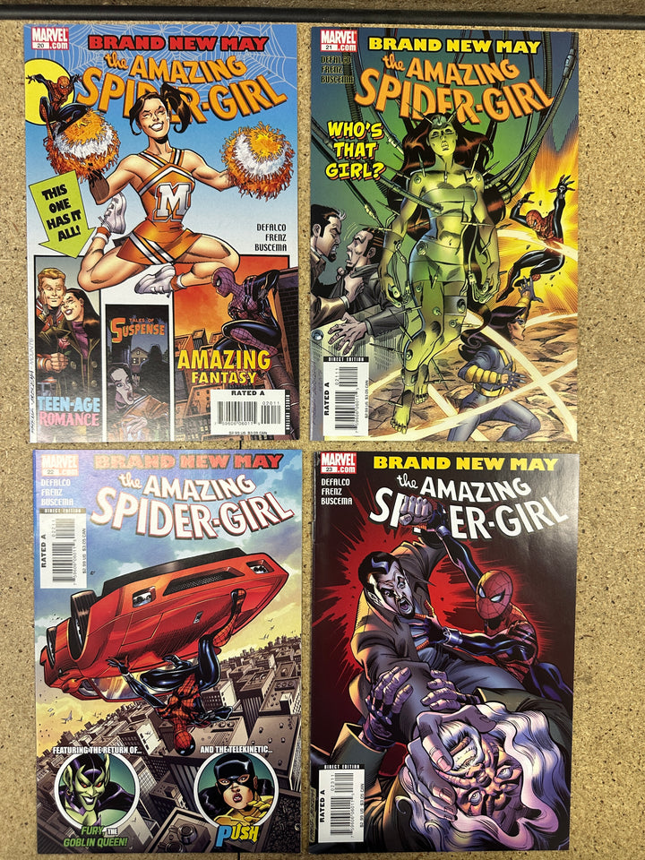 Amazing Spider-Girl #0-30 Complete Marvel 2006 #19 error avg cond VF+