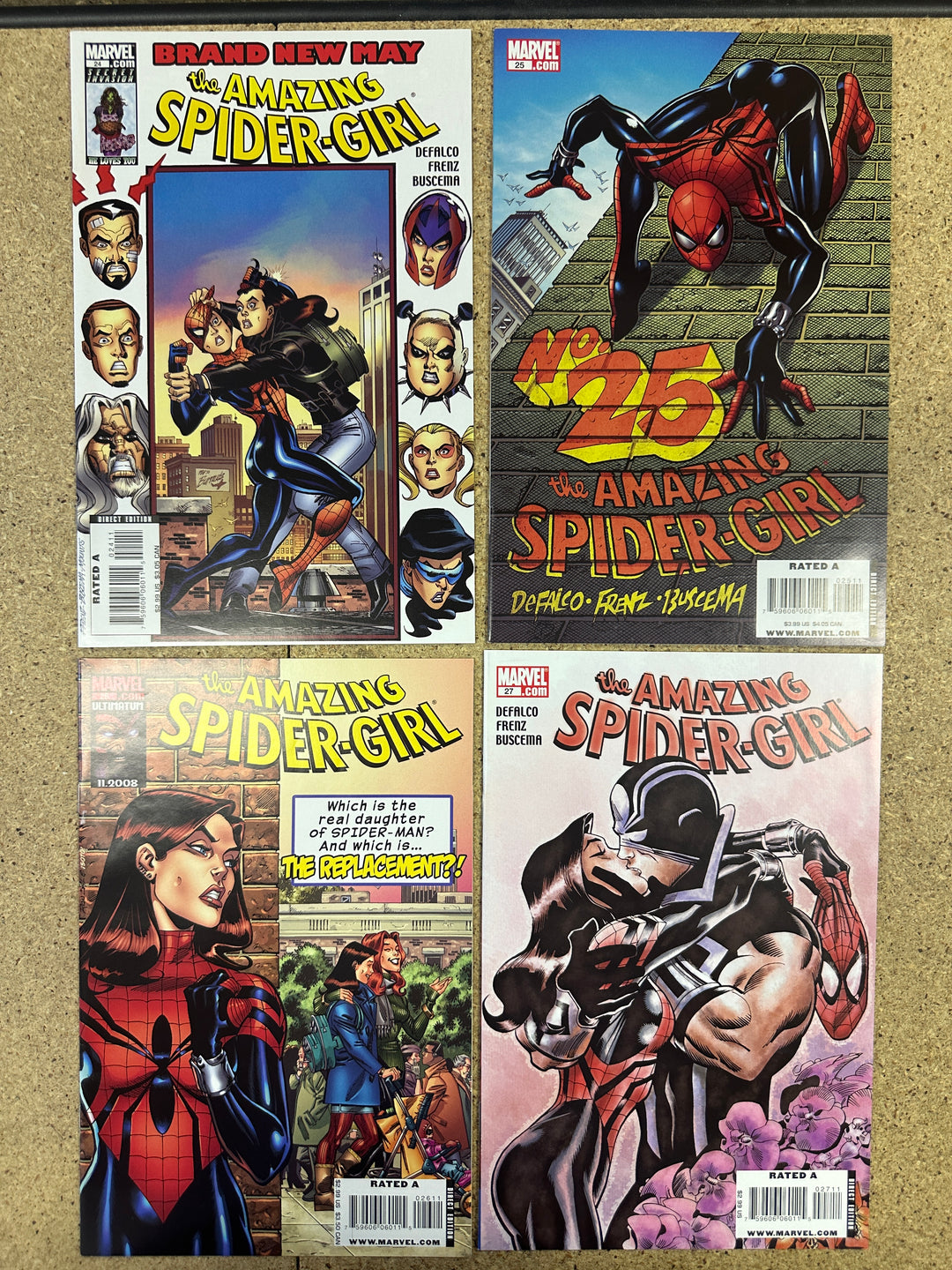 Amazing Spider-Girl #0-30 Complete Marvel 2006 #19 error avg cond VF+