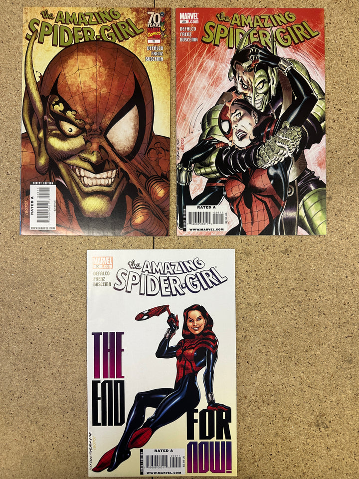 Amazing Spider-Girl #0-30 Complete Marvel 2006 #19 error avg cond VF+