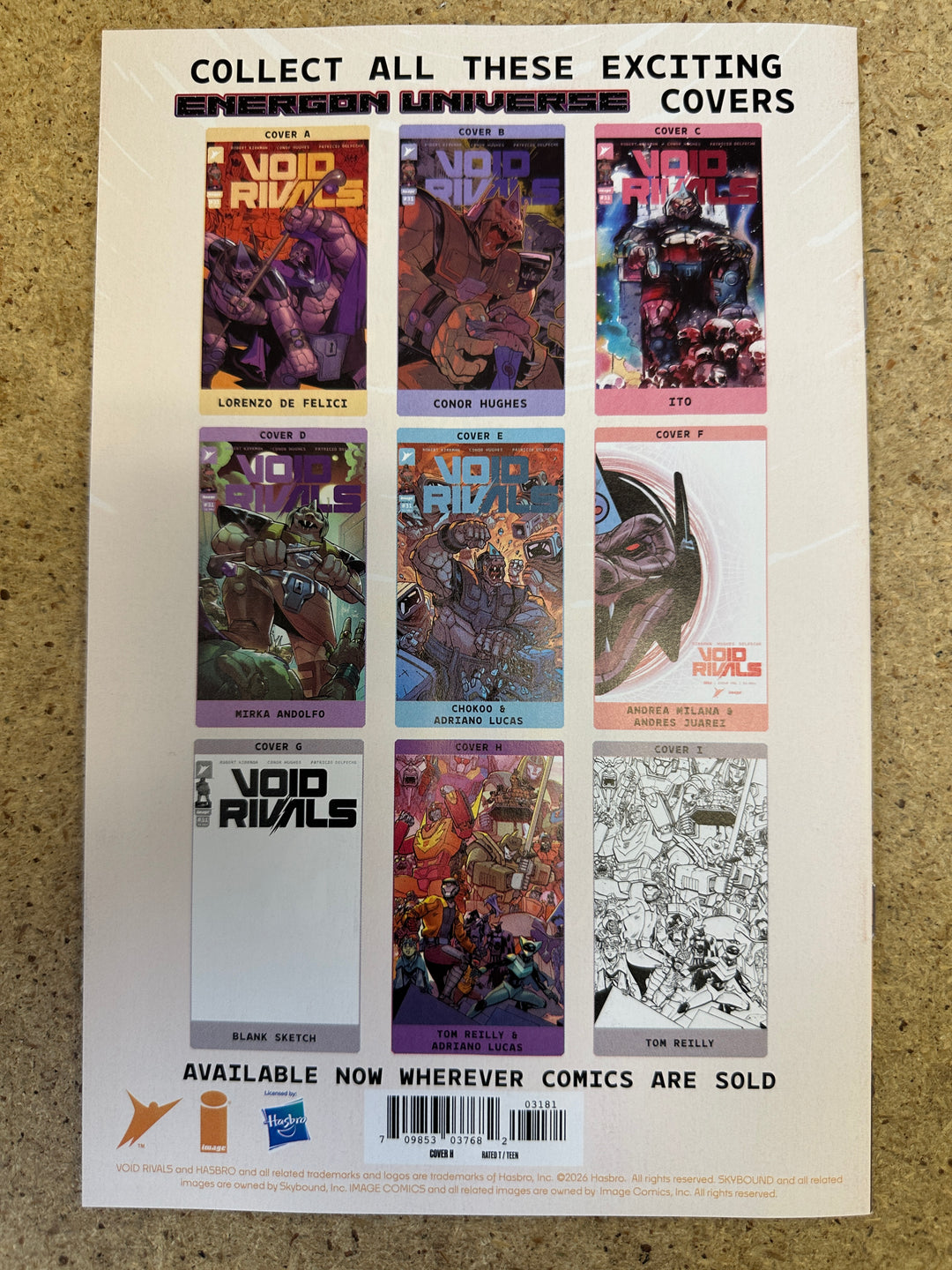 Energon Universe 3rd Anniversary Variants Complete Set