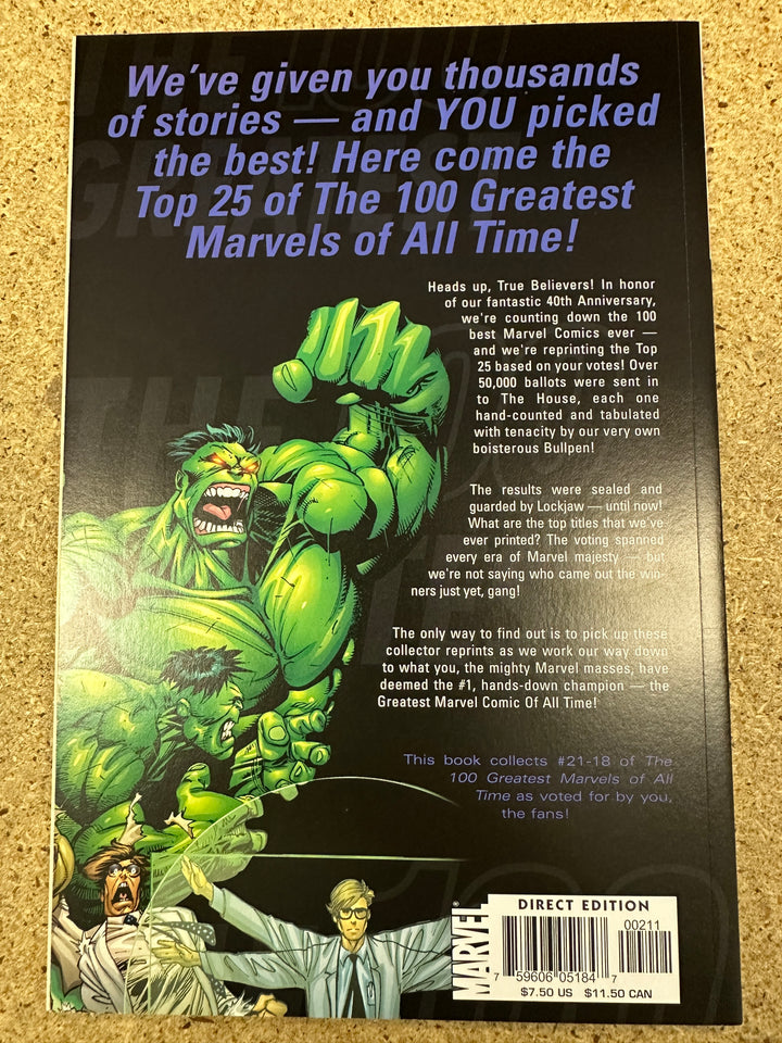 The 100 Greatest Marvels of All Time 