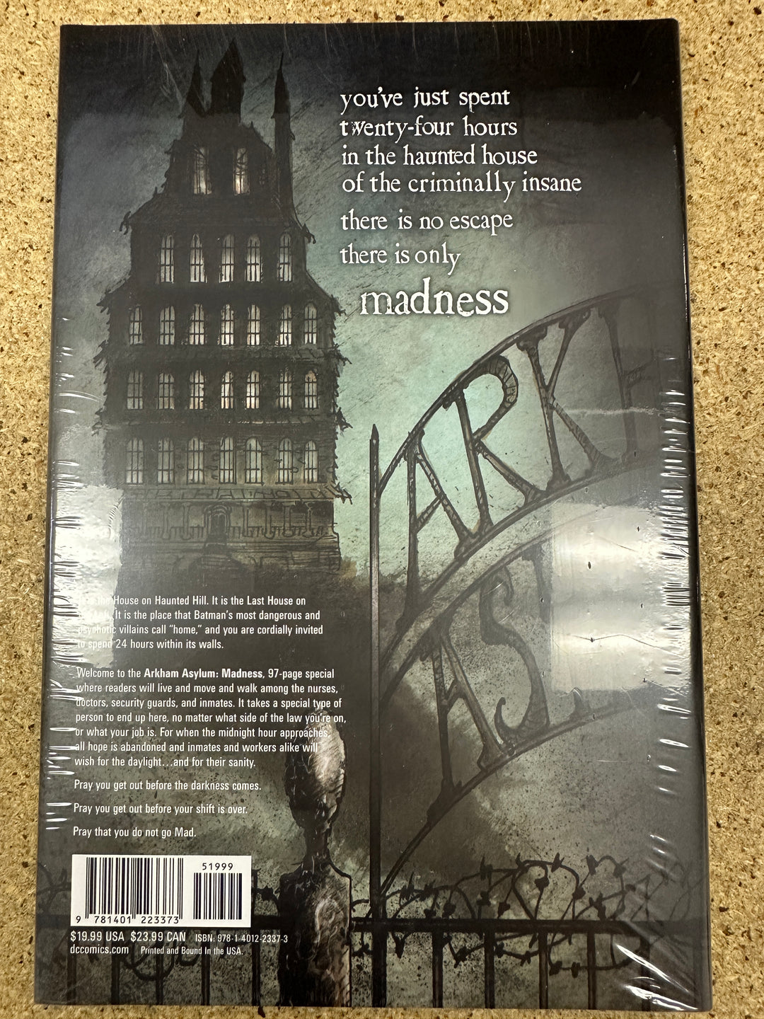 Arkham Asylum: Madness by Sam Keith Sealed HC