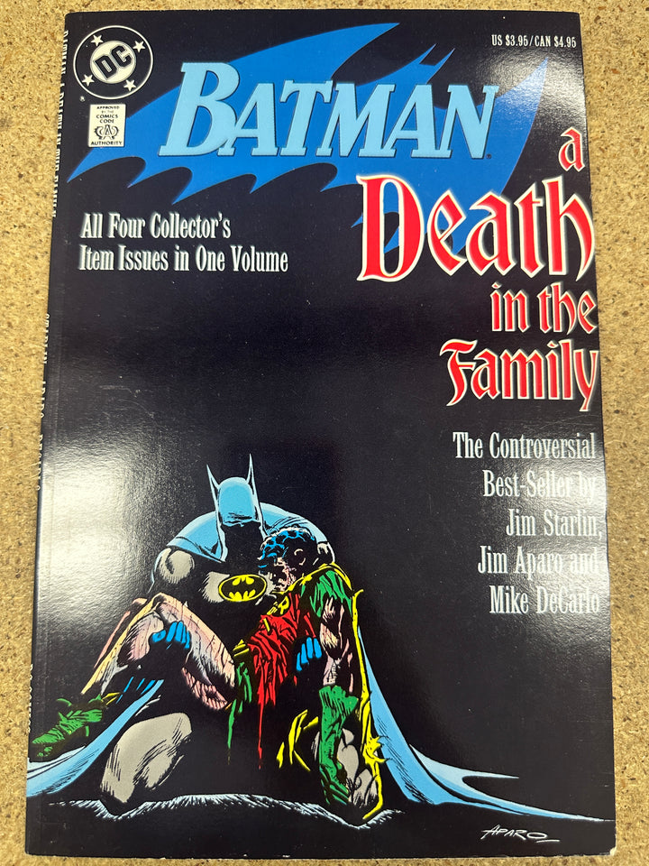 Batman: A Death in the Family TPB 1988 1st Printing