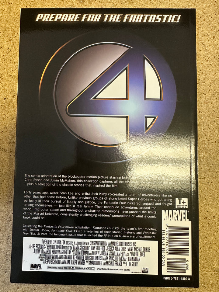 Fantastic Four: The Movie 2005 Comic Adaption