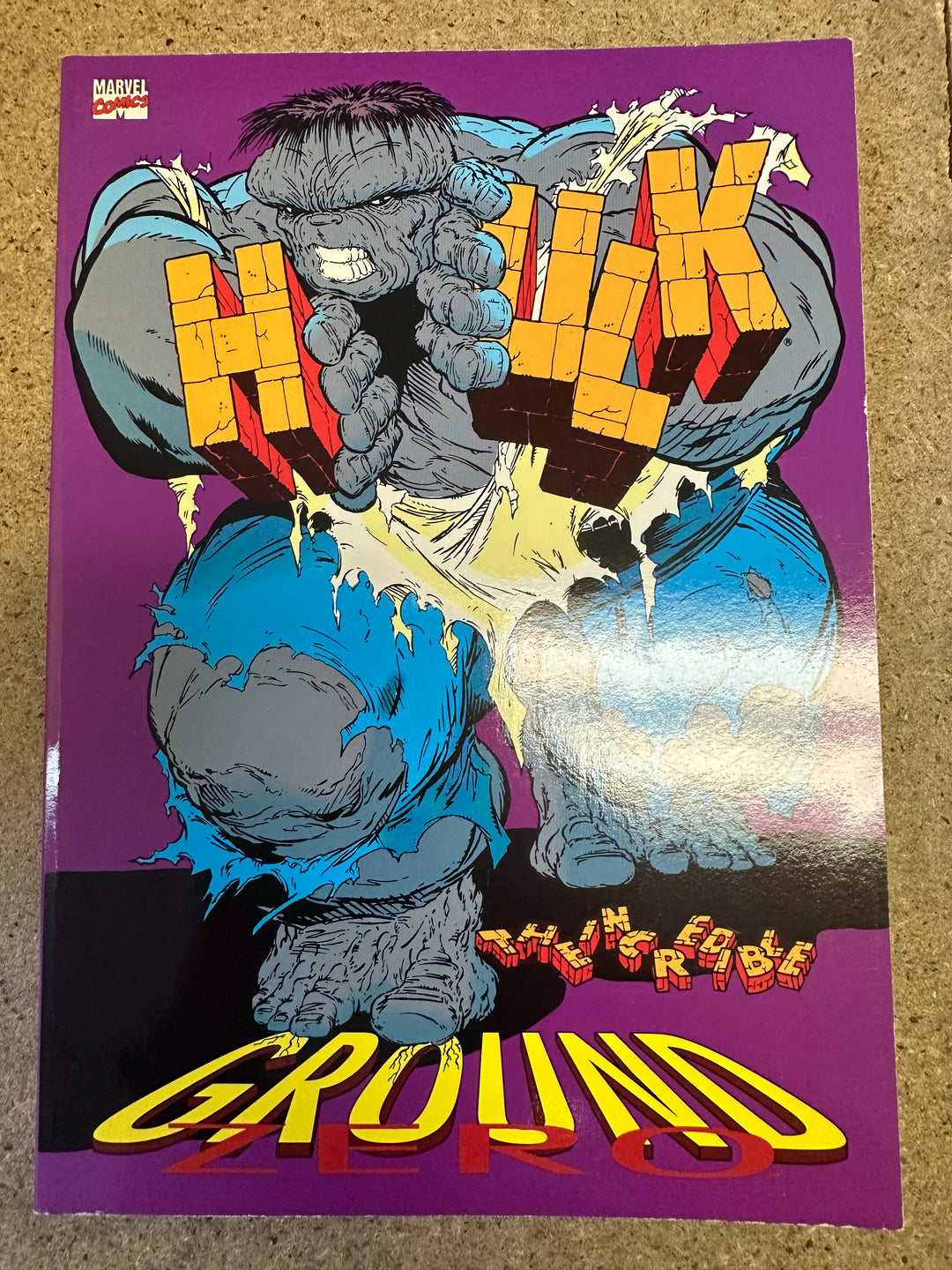 The Incredible Hulk: Ground Zero 1st Print 1991