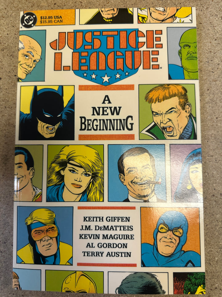 Justice League: A New Beginning 1989 1st Print