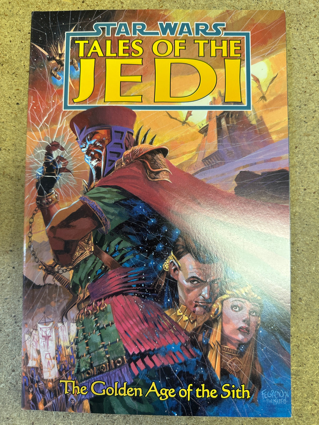 Star Wars Tales of the Jedi the Golden Age of the Sith 1997 TPB 1st Print