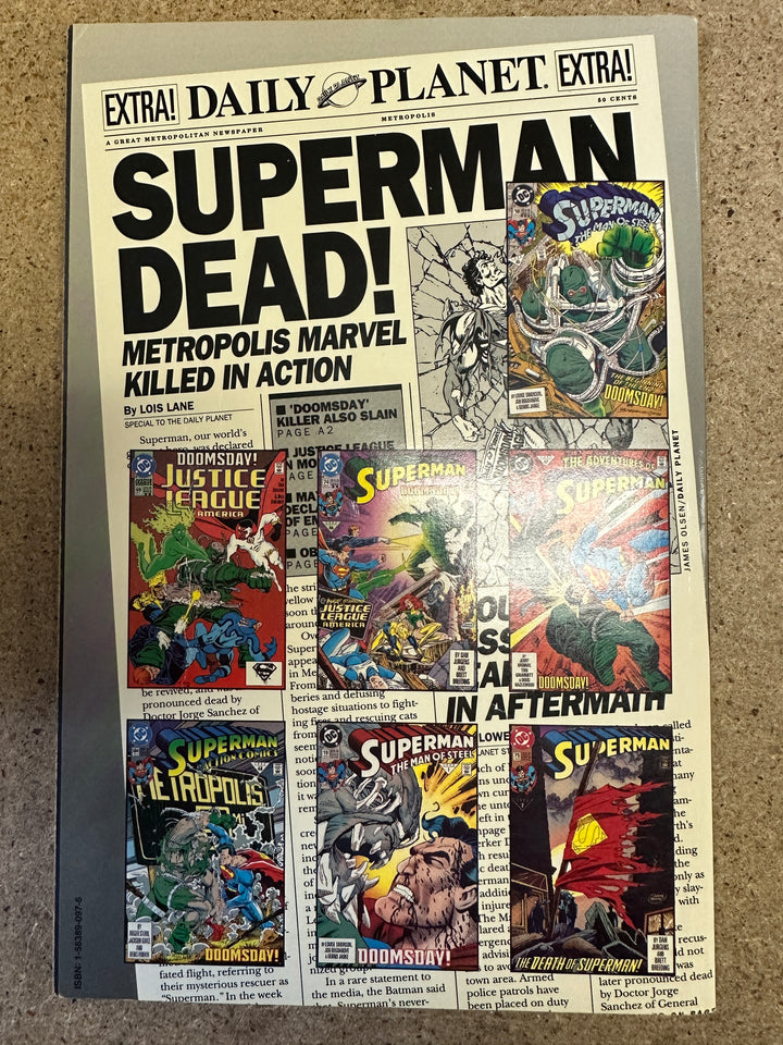 Superman: The Death of Superman 1993 1st Print Newsstand