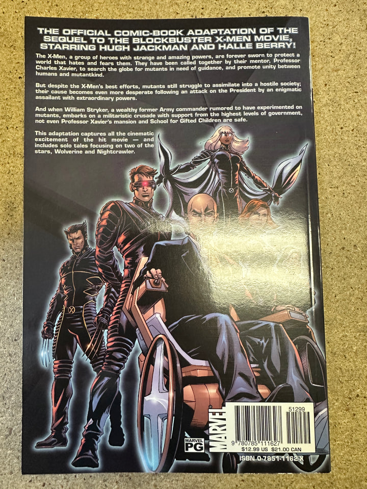 X-Men 2 The movie Official Comic Book Adaption