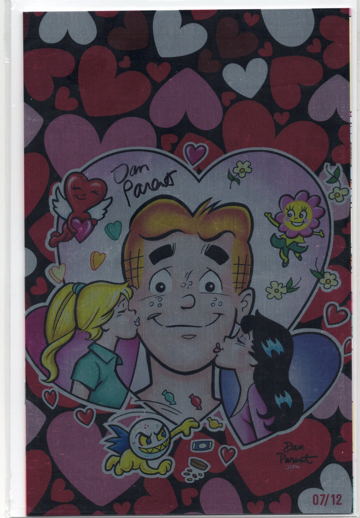 Archie's Valentine's Spectacular #NN Signed w/ COA, Metal Cover, 7 of 12 limited print Metal Cover