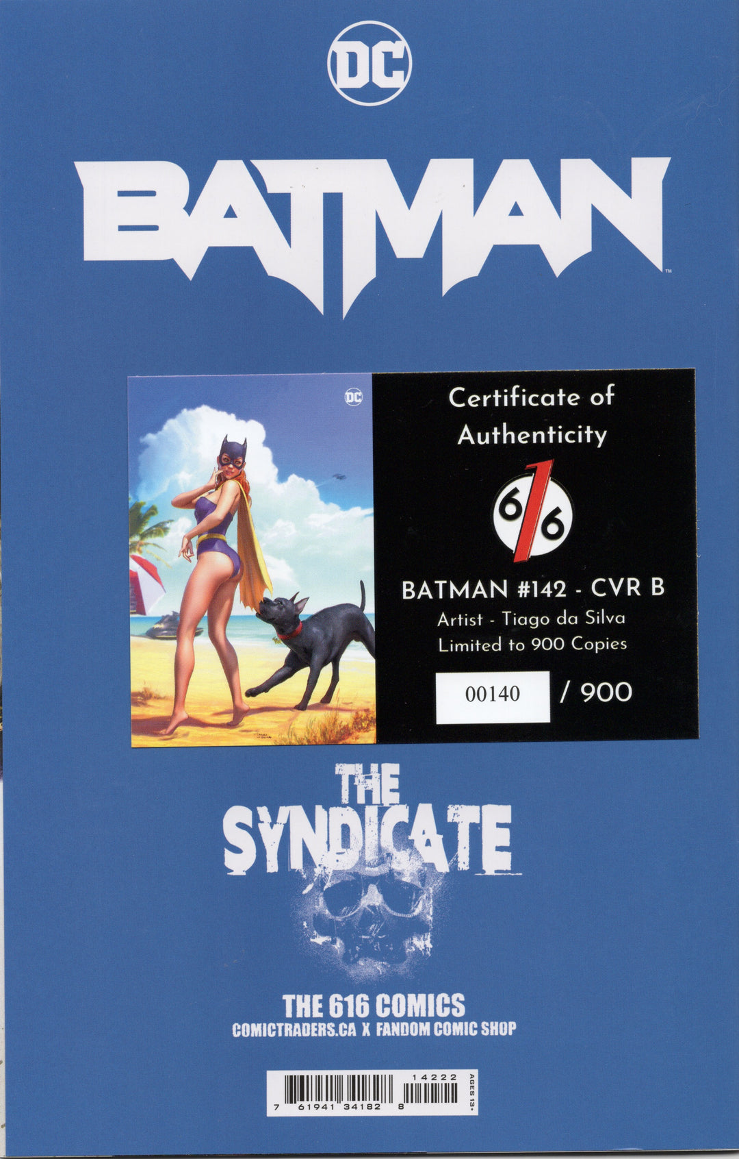 Batman  #142 Tiago Da Silva Virgin Ltd 900