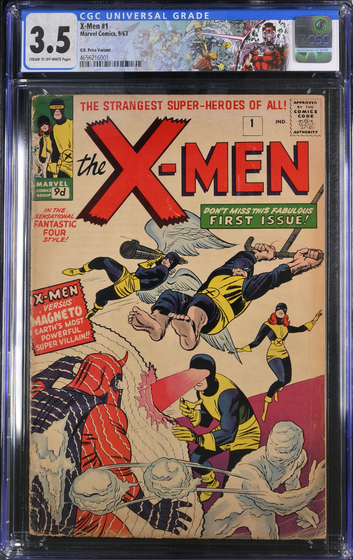 X-Men #1 CGC 3.5 UK Price Variant