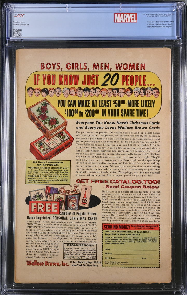 X-Men #1 CGC 3.5 UK Price Variant