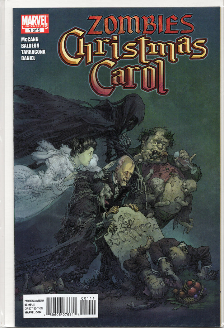 Zombies Christmas Carol: #1-5 Complete Set