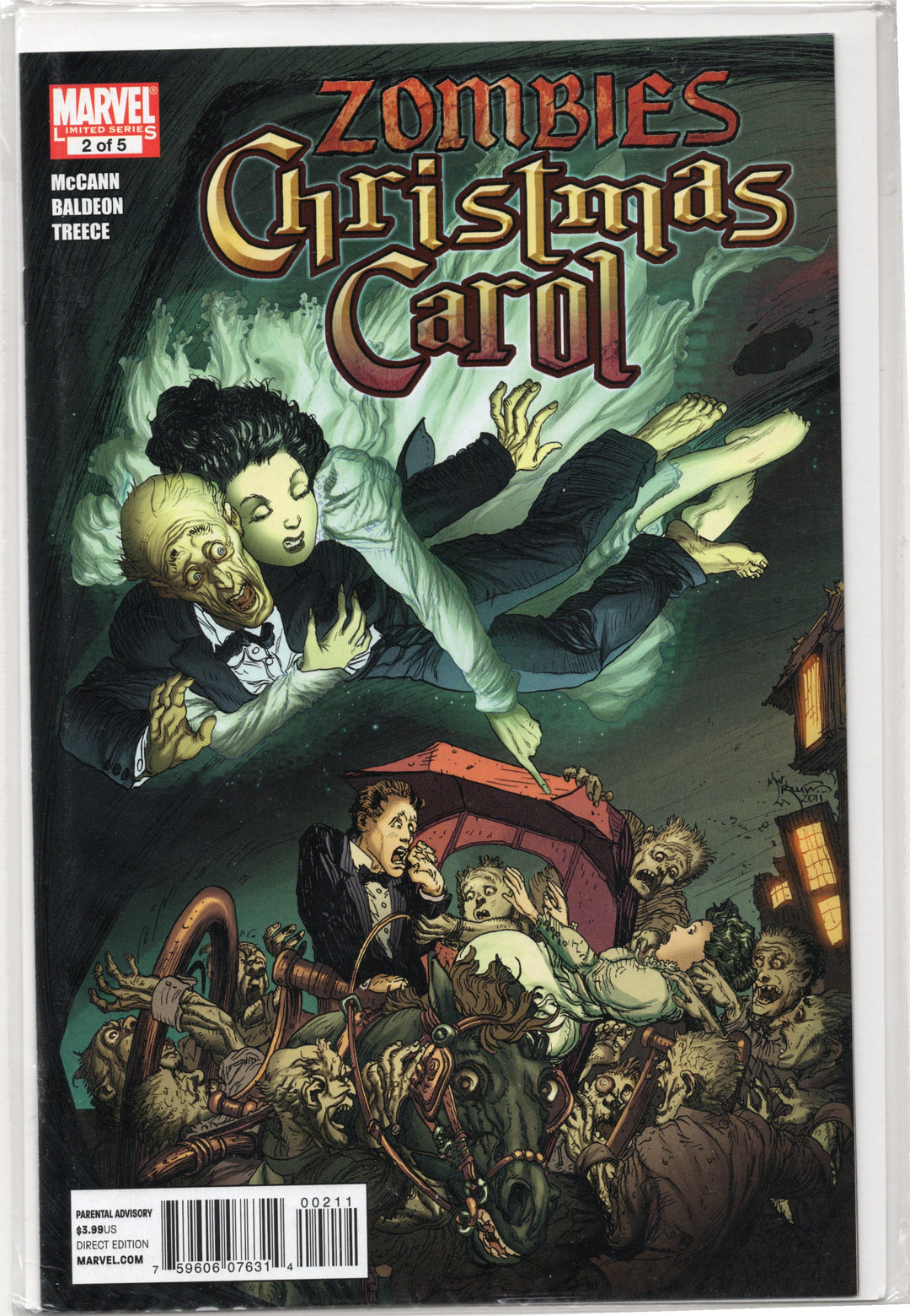 Zombies Christmas Carol: #1-5 Complete Set