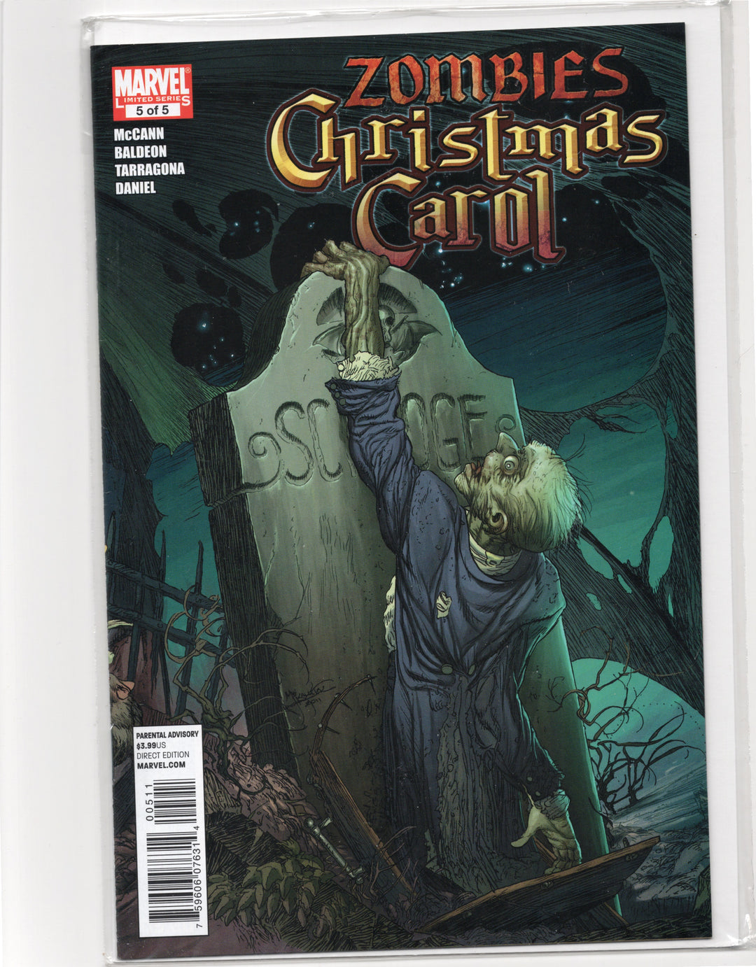 Zombies Christmas Carol: #1-5 Complete Set