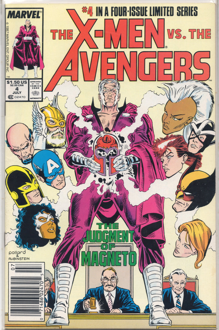 X-Men vs the Avengers: 1-4 complete, Newsstand set