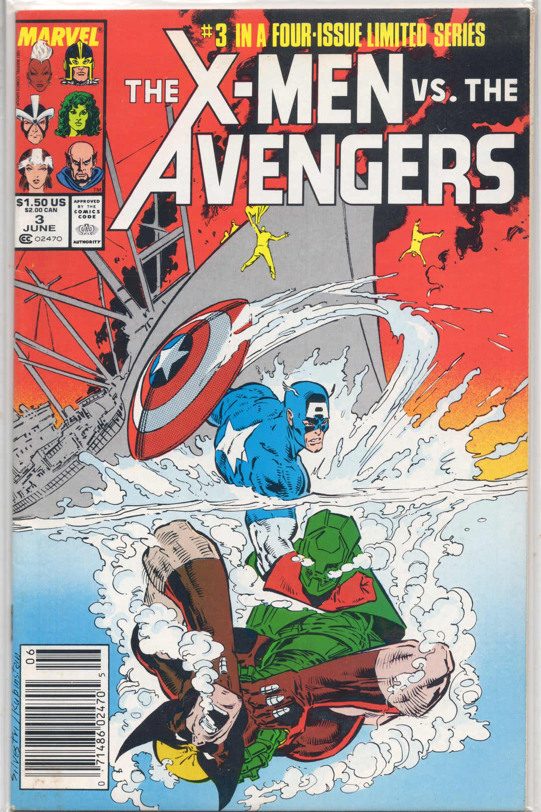 X-Men vs the Avengers: 1-4 complete, Newsstand set