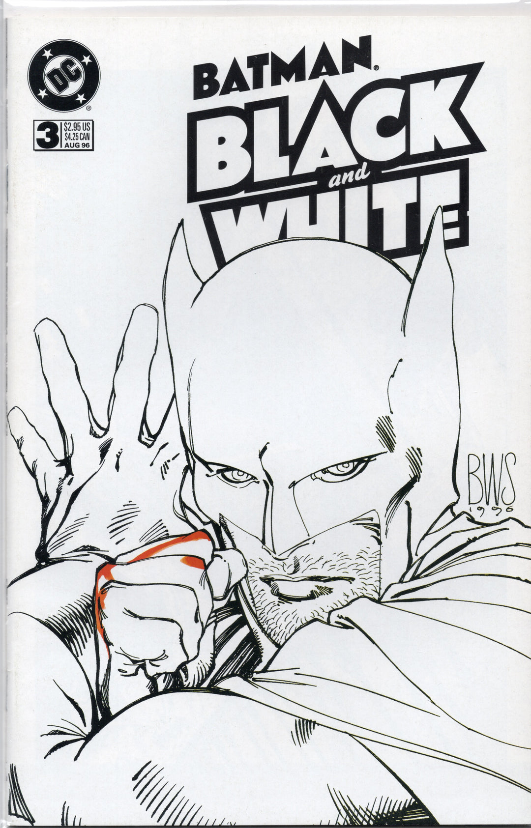 Batman Blank and White #1-4 Complete Jim Lee