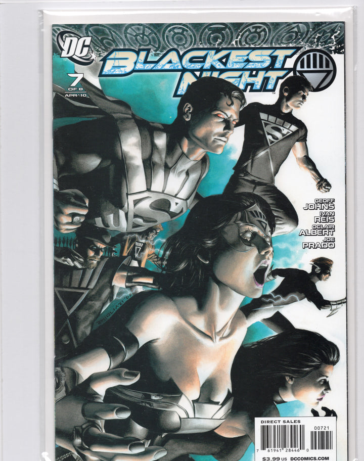 Blackest Night #1-8 Complete B Cover Set